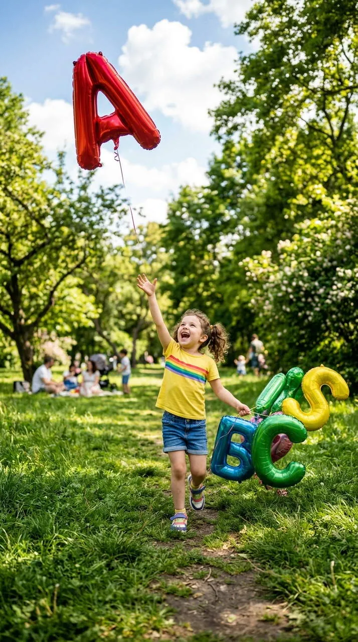 Enfant qui écoute et répète des mots anglais